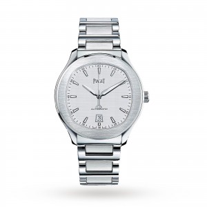 Piaget polo heren zilver 42mm horloge