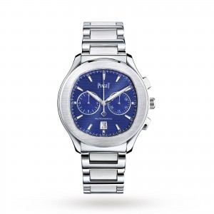 Piaget polo heren blauw 42mm horloge