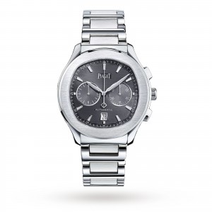 Piaget polo heren grijs 42mm horloge