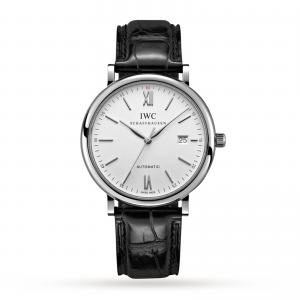 iwc portofino heren zilver 40mm horloge
