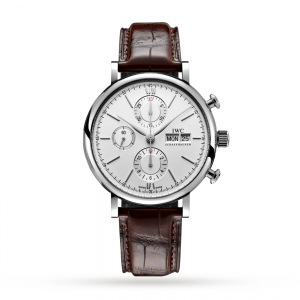 iwc portofino heren wit 42mm horloge