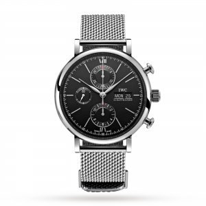 iwc portofino heren zwart 42mm horloge