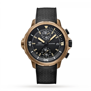 iwc aquatimer heren zwart 44mm horloge