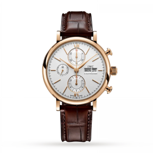 iwc portofino heren zilver 42mm horloge