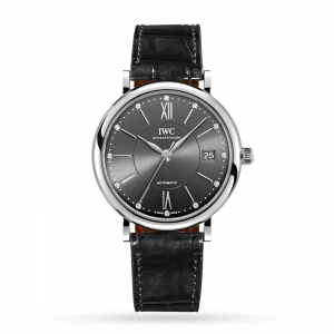 iwc portofino dames grijs 37mm horloge