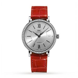 iwc portofino dames zilver 37mm horloge