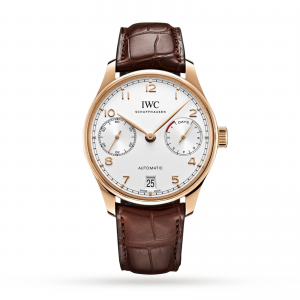iwc portugieser heren zilver 42mm horloge