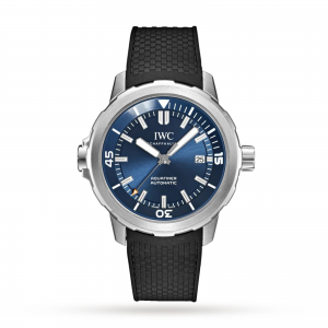 iwc aquatimer heren blauw 42mm horloge