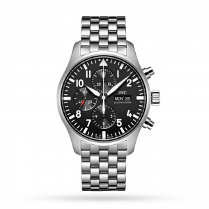 iwc pilot heren zwart 43mm horloge