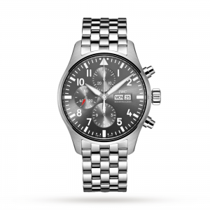 iwc pilot heren grijs 43mm horloge