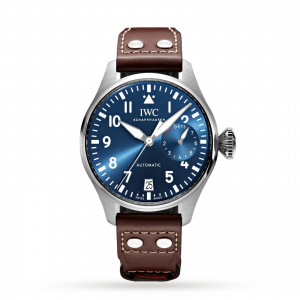 iwc pilot heren blauw 46mm horloge