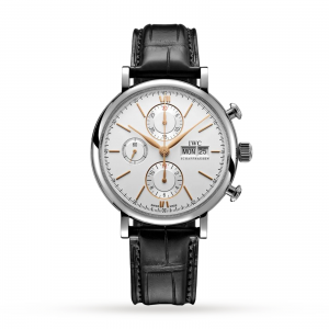 iwc portofino heren zilver 42mm horloge