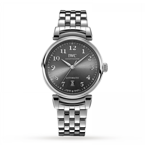 iwc da vinci heren grijs 40mm horloge