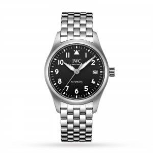 iwc pilot unisex zwart 36mm horloge