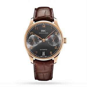 iwc portugieser heren grijs 42.3mm horloge