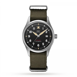 iwc pilot heren zwart 39mm horloge