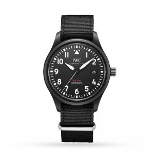 iwc pilot heren zwart 41mm horloge