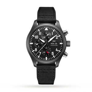 iwc pilot heren zwart 44.5mm horloge