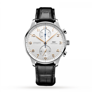 iwc portugieser heren zilver 41mm horloge
