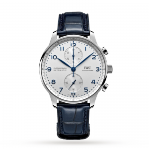 iwc portugieser heren zilver 41mm horloge