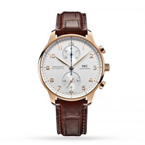 iwc portugieser heren zilver 41mm horloge