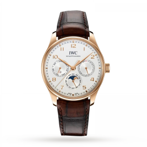 iwc portugieser heren zilver 42.5mm horloge