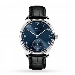 iwc portugieser heren blauw 40.5mm horloge