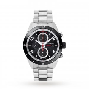  heren zwart 43mm horloge