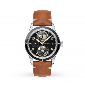  heren zwart 42mm horloge