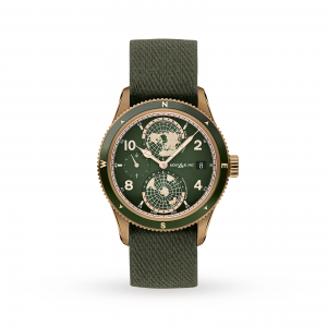  heren groen 42mm horloge