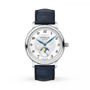  zilveren herenhorloge van 39 mm