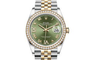 Rolex Datejust Oyster 36 mm Oystersteel-geelgoud en diamanten 126283rbr-0011
