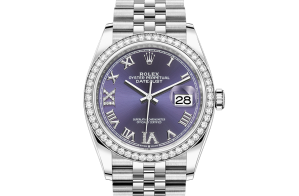 Rolex Datejust Oyster 36 mm Oystersteel-witgoud en diamanten 126284rbr-0013