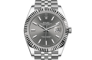 Rolex Datejust Oyster 41 mm Oystersteel-staal en witgoud 126334-0014