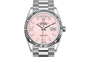 Rolex Day-Date Oyster 36 mm witgoud 128239-0021