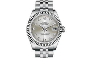 Rolex Datejust Oyster 31 mm Oystersteel-staal en witgoud 178274-0018