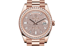 Rolex Day-Date Oyster 40 mm Everose-goud en diamanten 228345rbr-0002