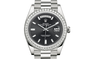 Rolex Day-Date Oyster 40 mm witgoud en diamanten 228349rbr-0003