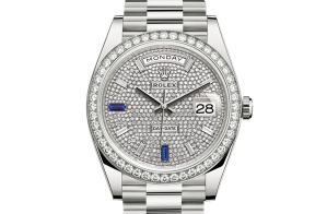 Rolex Day-Date Oyster 40 mm witgoud en diamanten 228349rbr-0036