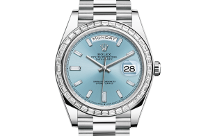 Rolex Day-Date Oyster 40 mm platina en diamanten 228396tbr-0002