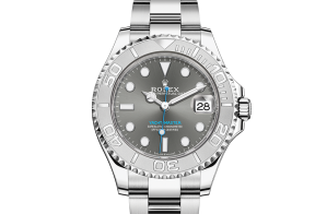 Rolex Yacht-Master Oyster 37 mm Oystersteel-staal en platina 268622-0002