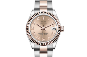Rolex Datejust Oyster 31 mm Oystersteel-staal en Everose-goud 278271-0005