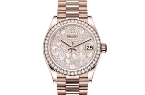 Rolex Datejust Oyster 31 mm Everose-goud en diamanten 278285rbr-0010