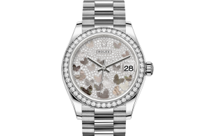 Rolex Datejust Oyster 31 mm witgoud en diamanten 278289rbr-0008