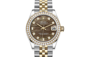 Rolex Datejust Oyster 31 mm Oystersteel-geelgoud en diamanten 278383rbr-0024
