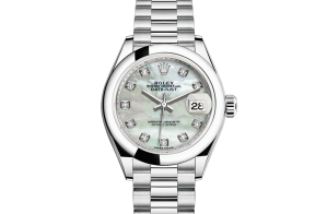 Rolex Lady-Datejust Oyster 28 mm platina 279166-0008
