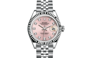 Rolex Lady-Datejust Oyster 28 mm Oystersteel-staal en witgoud 279174-0003