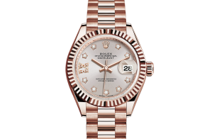 Rolex Lady-Datejust Oyster 28 mm Everose goud 279175-0005