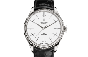 Rolex Cellini 39 mm 18 kt witgoud gepolijste afwerking 50509-0016